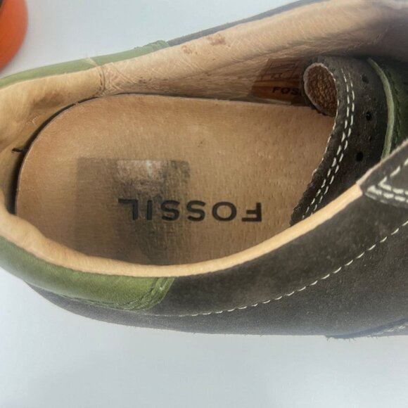 Fossil Men's Brown Suede Wingtip Oxford Casual Dress Shoes Size 9 M - Picture 11 of 12